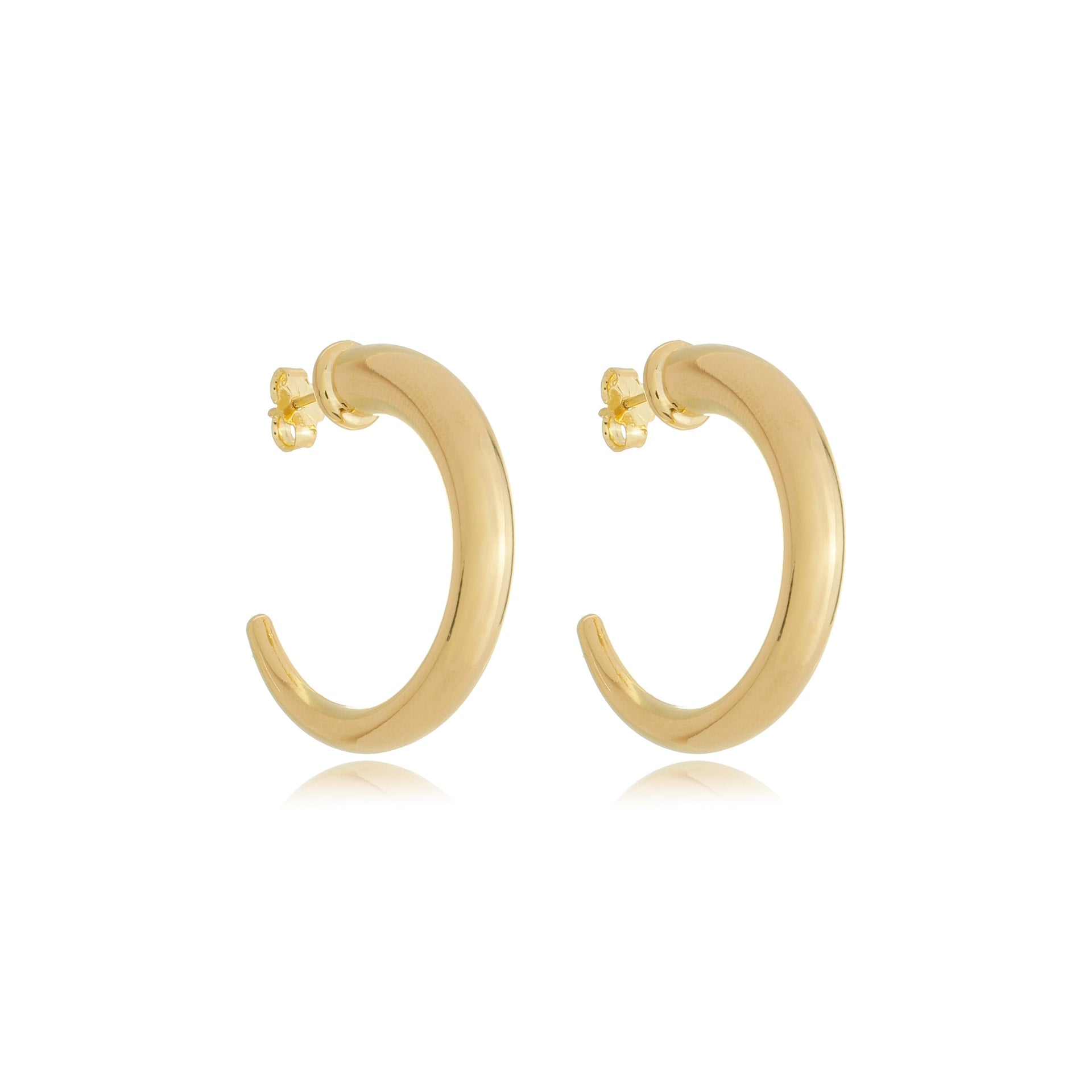 Crescent Hoop Earrings