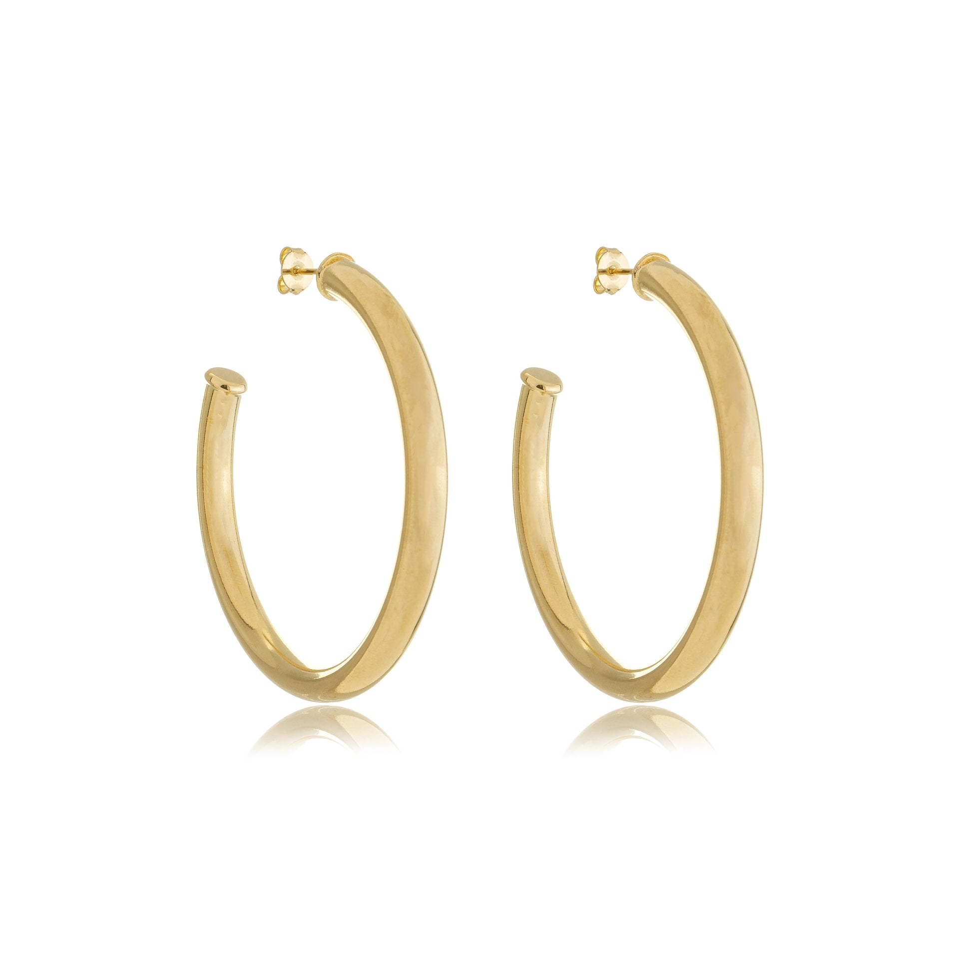 Grande Classic Open Hoops Gold