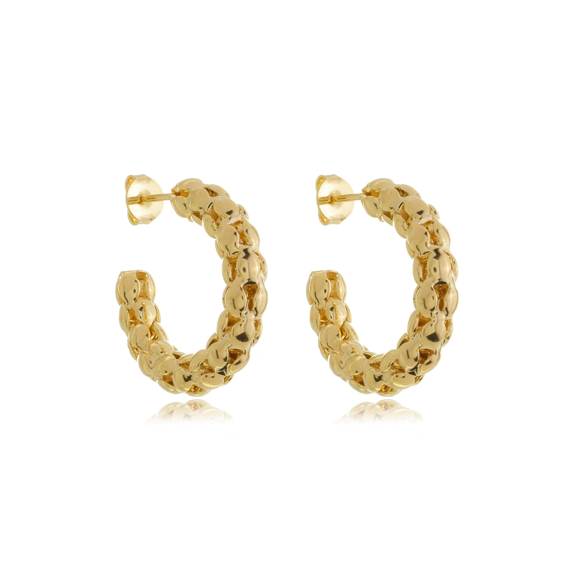 Small Reef Radiance Hoops Gold