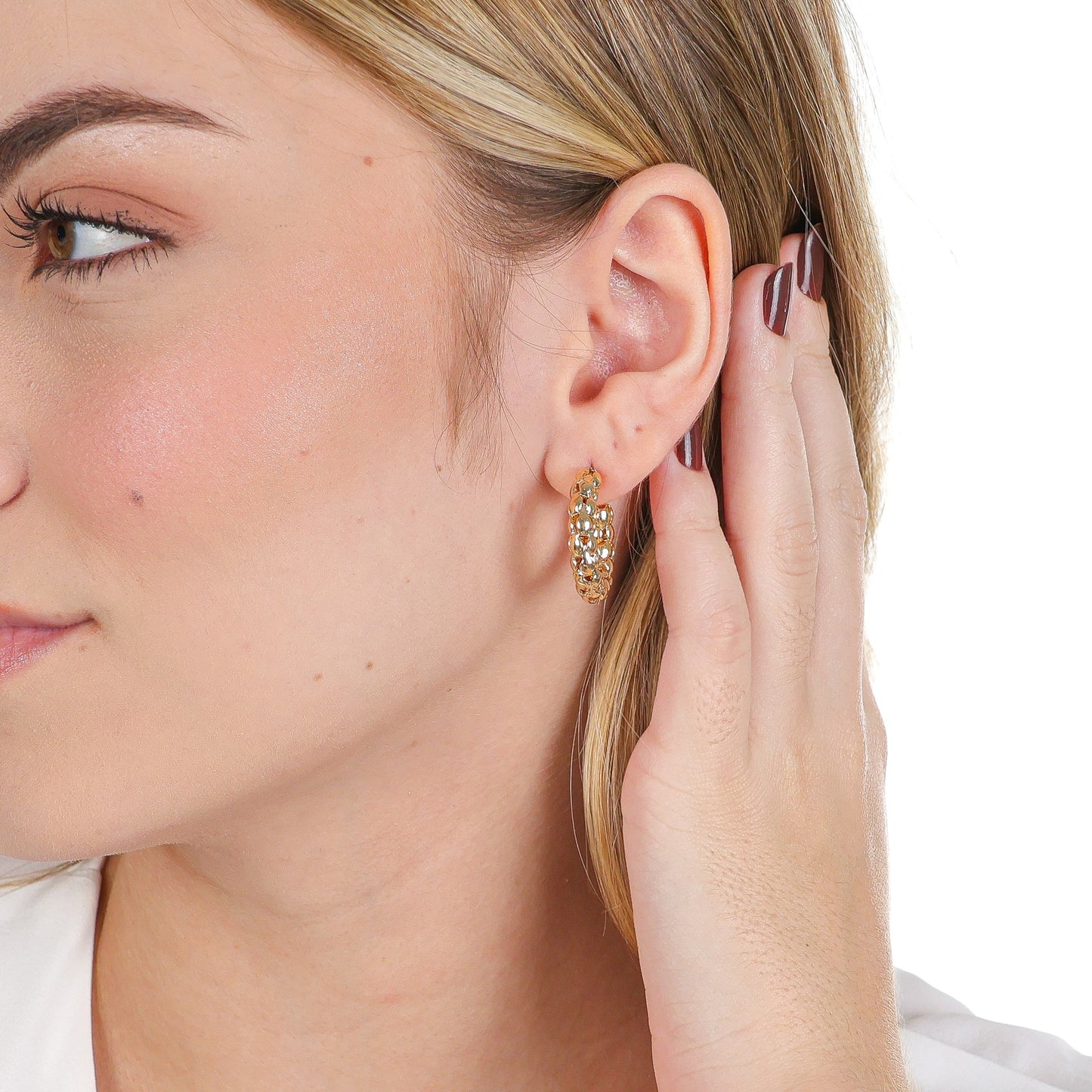 Small Reef Radiance Hoops Gold