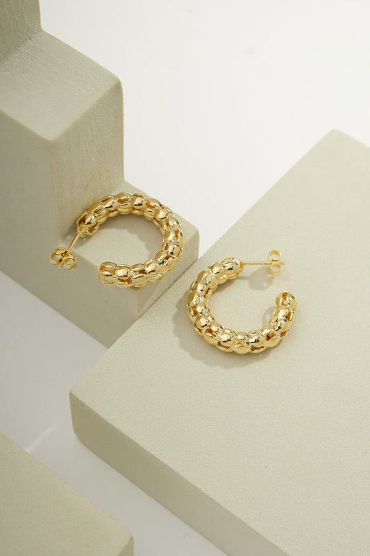 Small Reef Radiance Hoops Gold