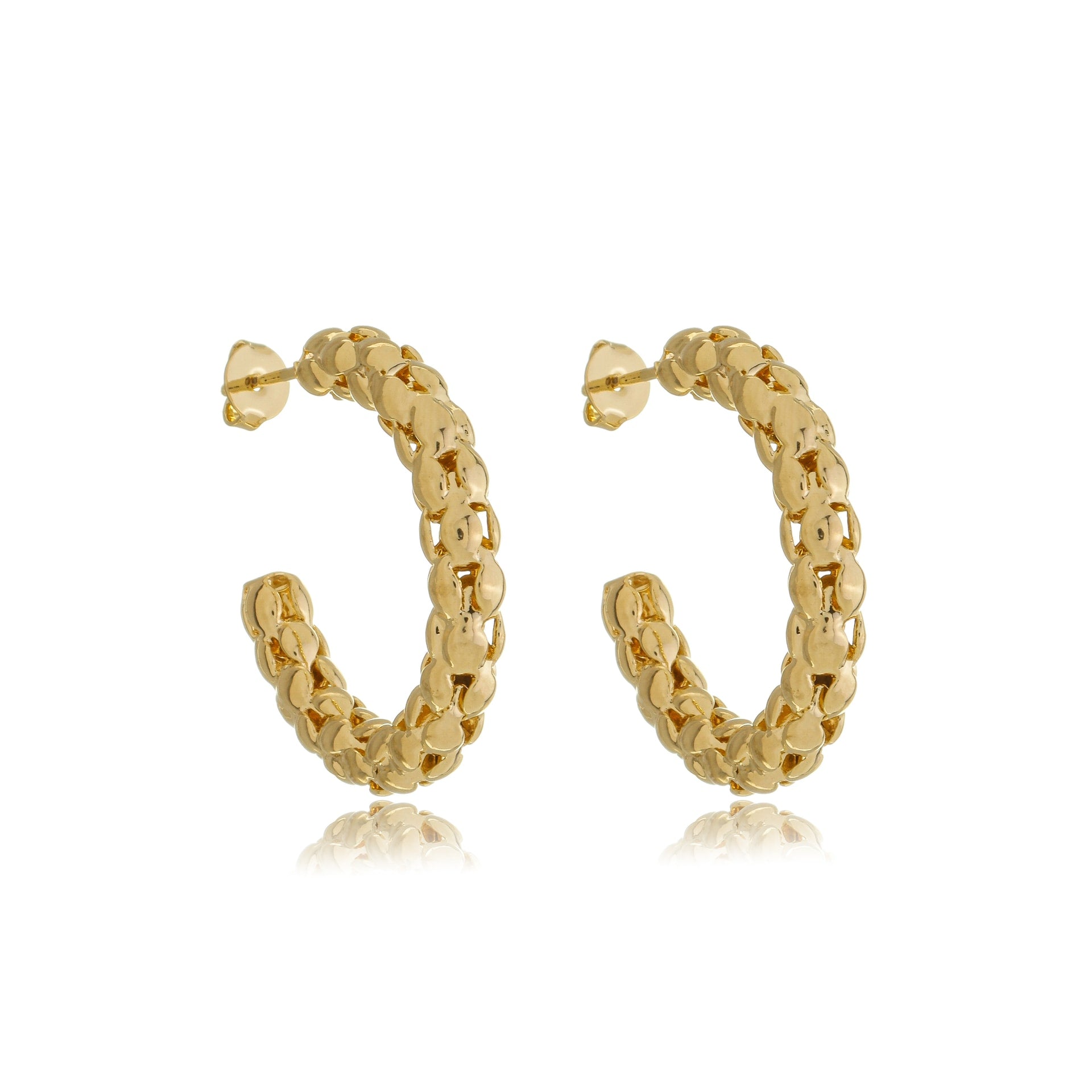 Reef Radiance Hoops Gold