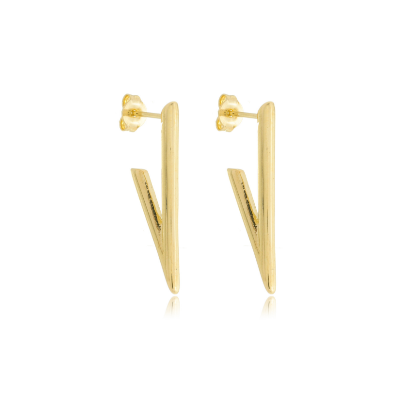 Statement V Stud Gold
