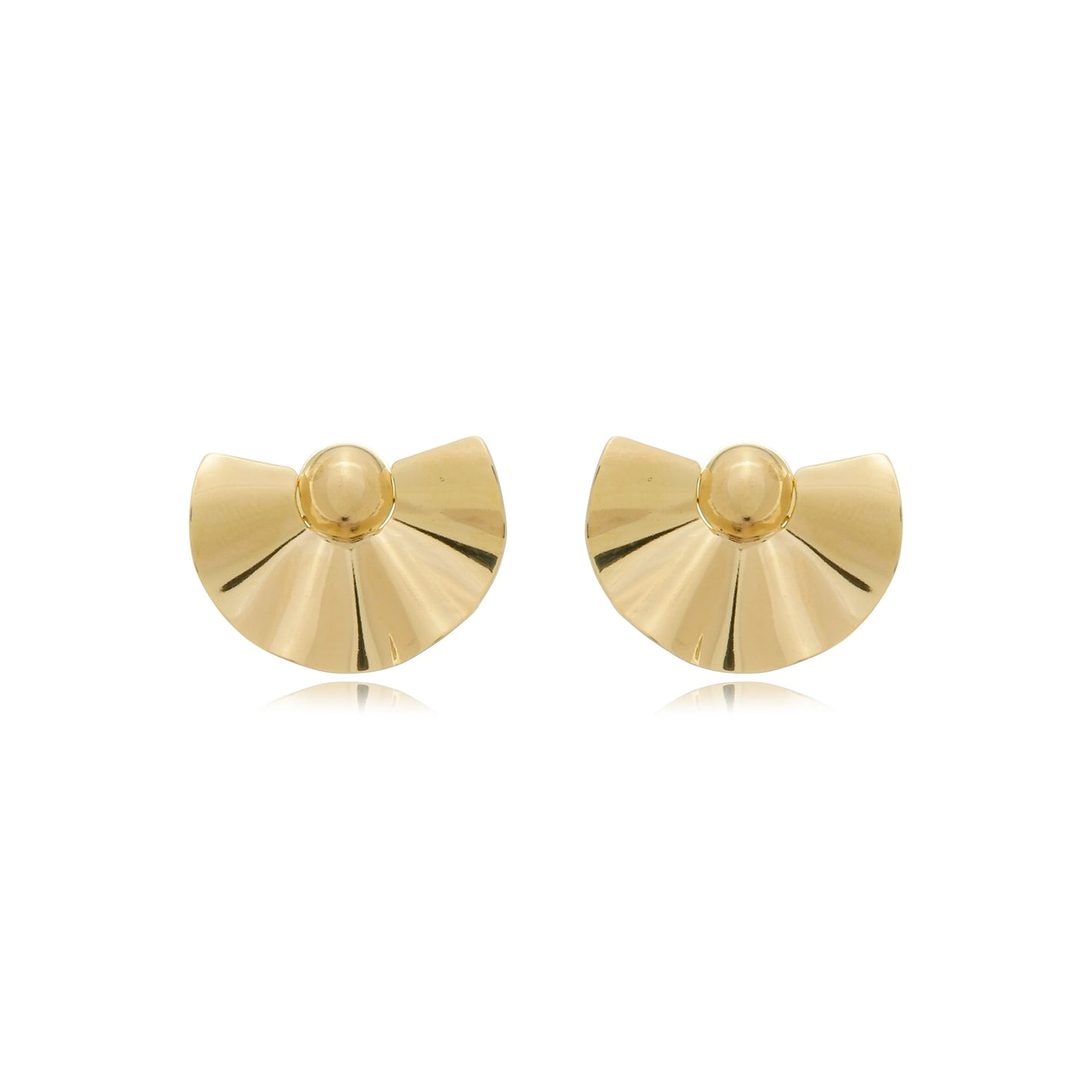Sunburst Earrings Gold