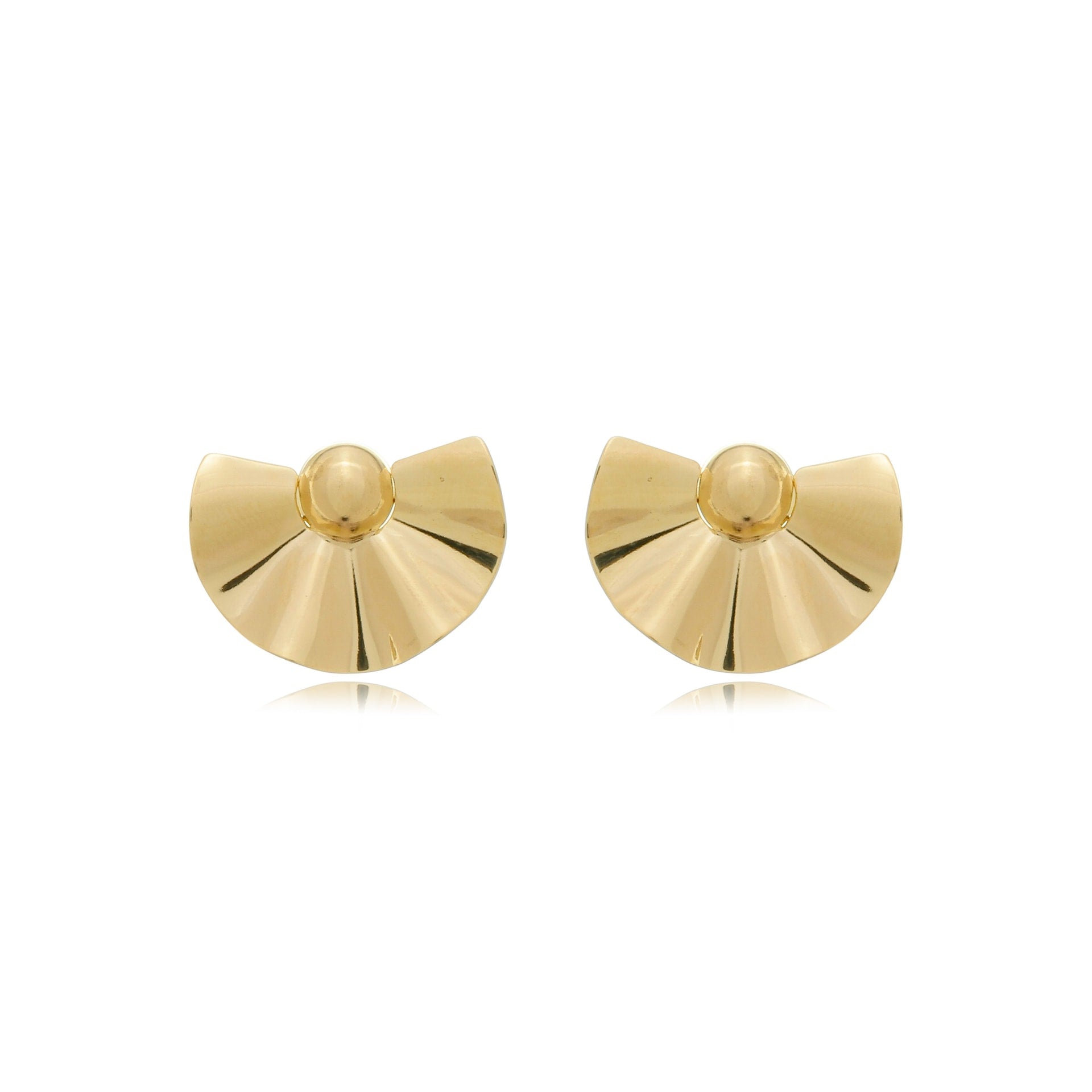 Sunburst Earrings Gold