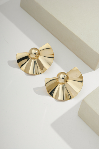 Sunburst Earrings Gold
