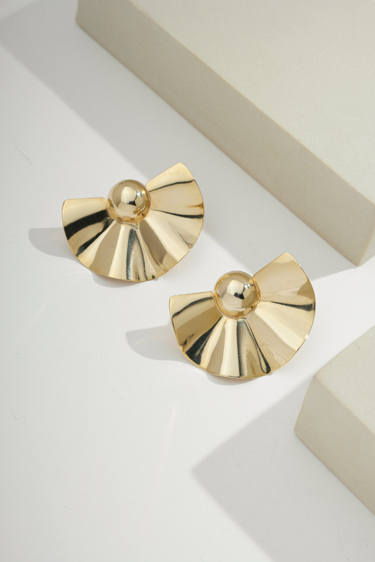 Sunburst Earrings Gold