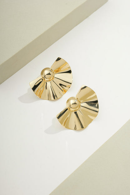 Sunburst Earrings Gold