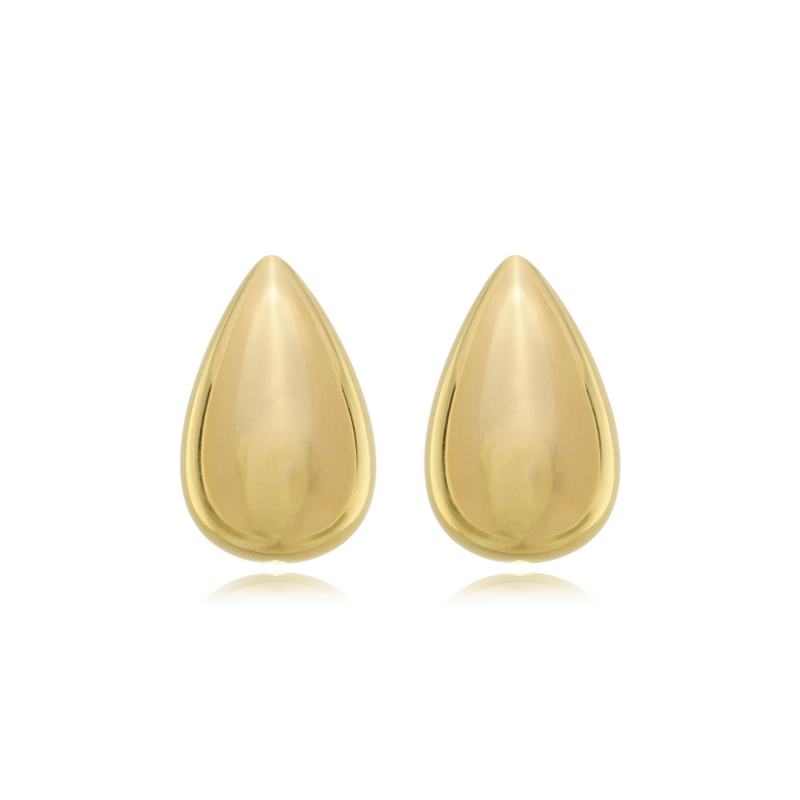Elegant Teardroop Earrings Gold