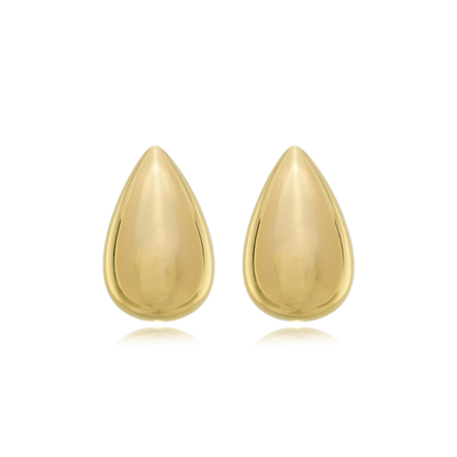 Elegant Teardroop Earrings Gold