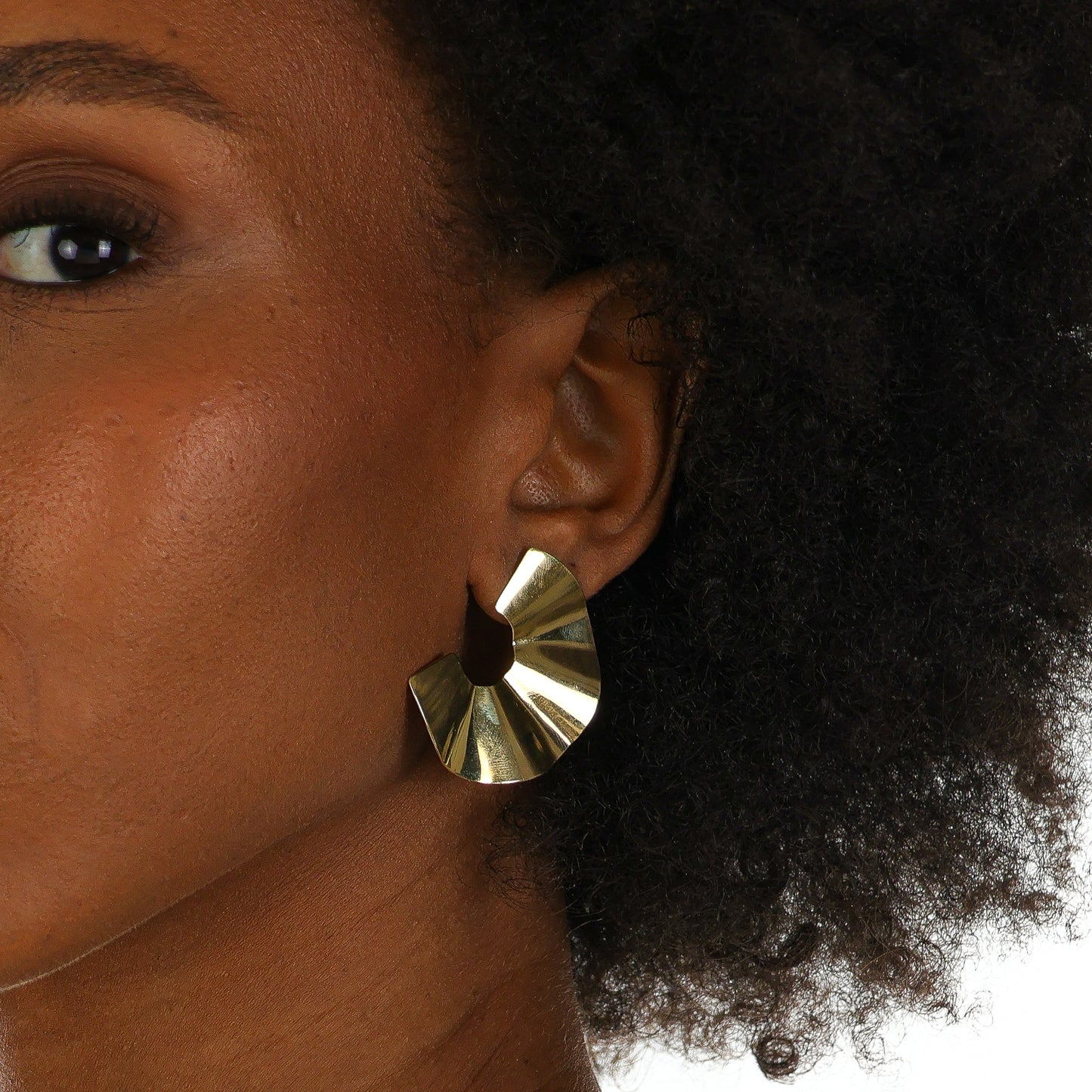 Sunray Earrings Gold