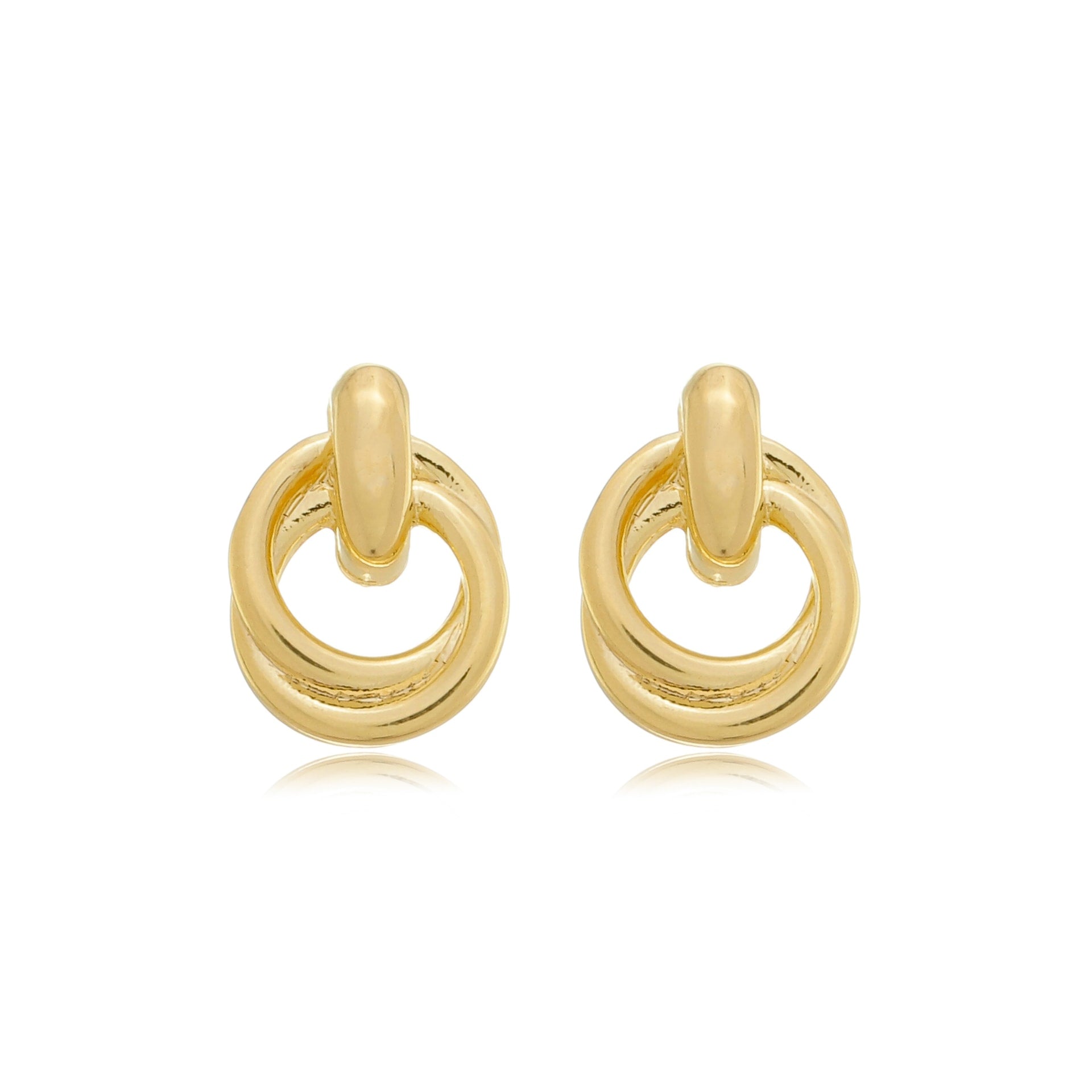 Double Knot Earring Gold