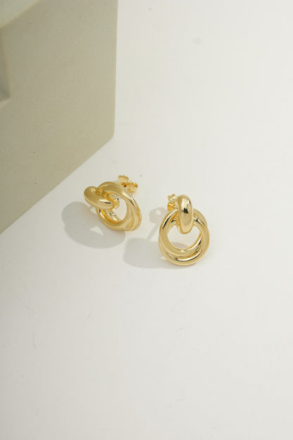 Double Knot Earring Gold