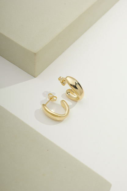J Curve Hoops Gold