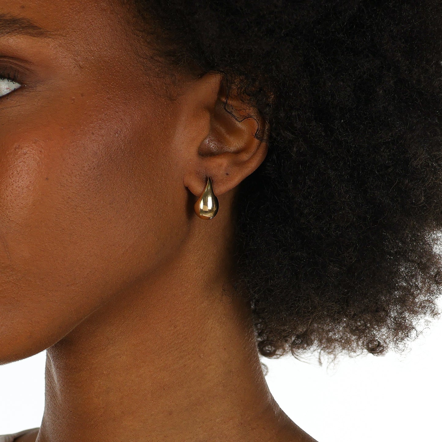 Small Classic Teardrop Earring Gold