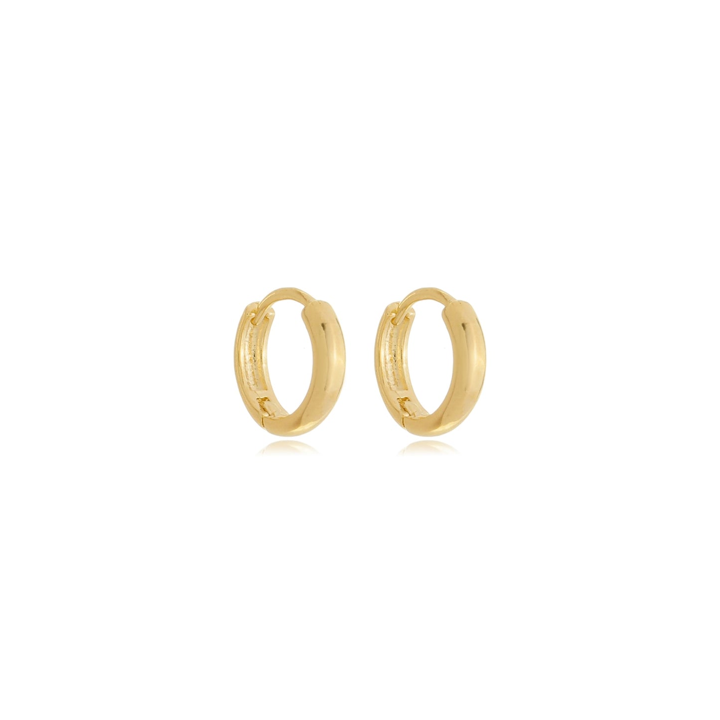 Classic Sleek Mini Hoop Earrings 12mm