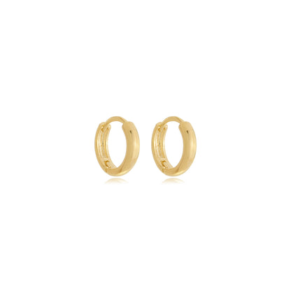 Classic Sleek Mini Hoop Earrings 12mm