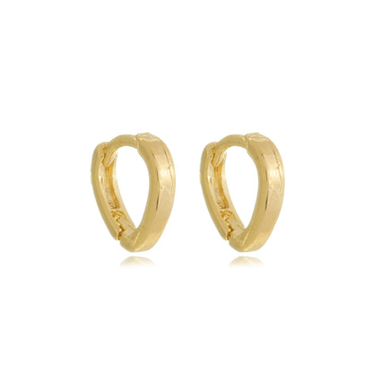 Minimalist V-Shaped Hoop Earrings - Petit