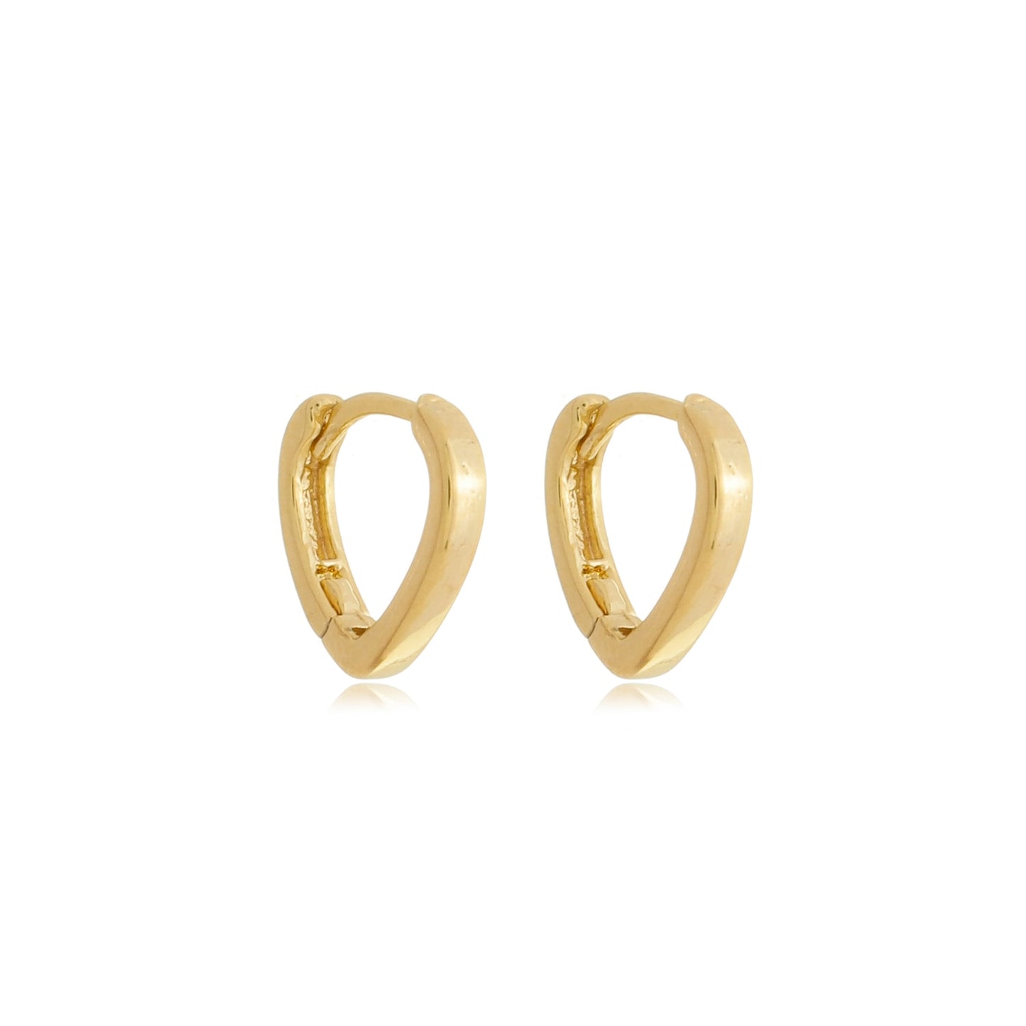 Minimalist V-Shaped Hoop Earrings