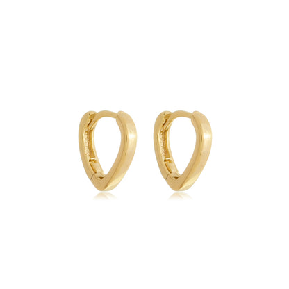 Minimalist V-Shaped Hoop Earrings