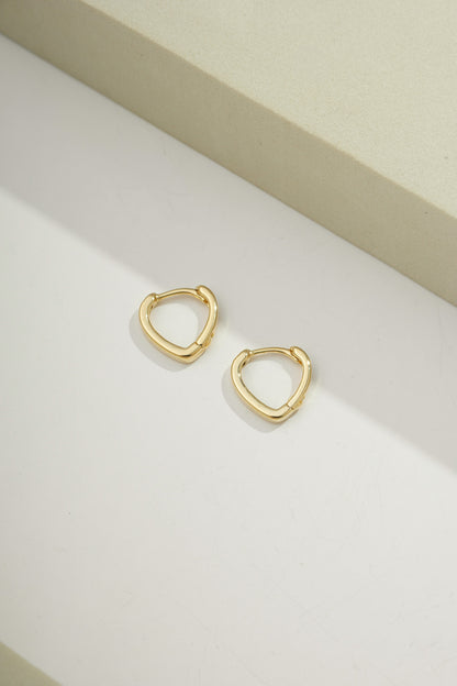 Minimalist V-Shaped Hoop Earrings