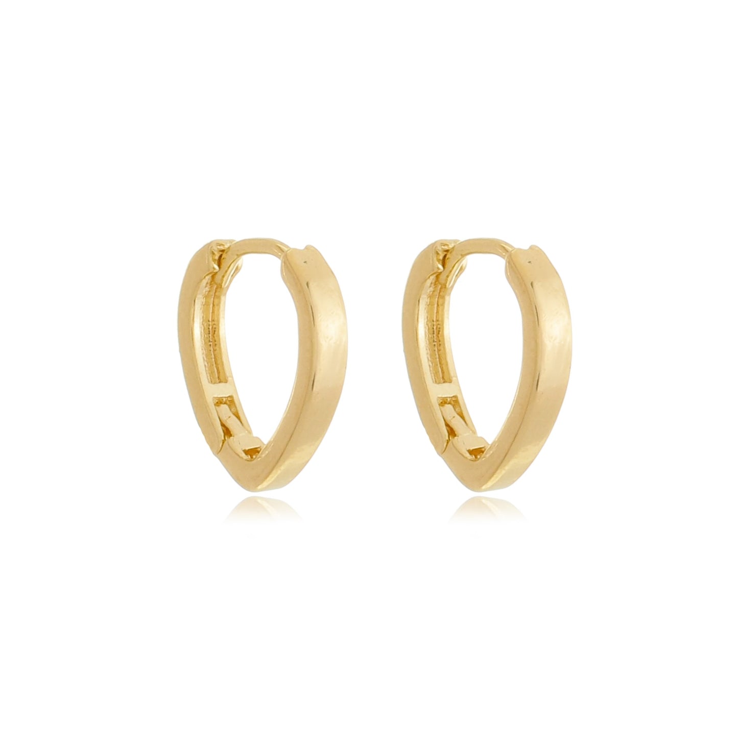 Elegant Vessel Hoop Earrings - Medium