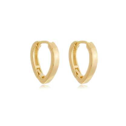 Elegant Vessel Hoop Earrings - Medium