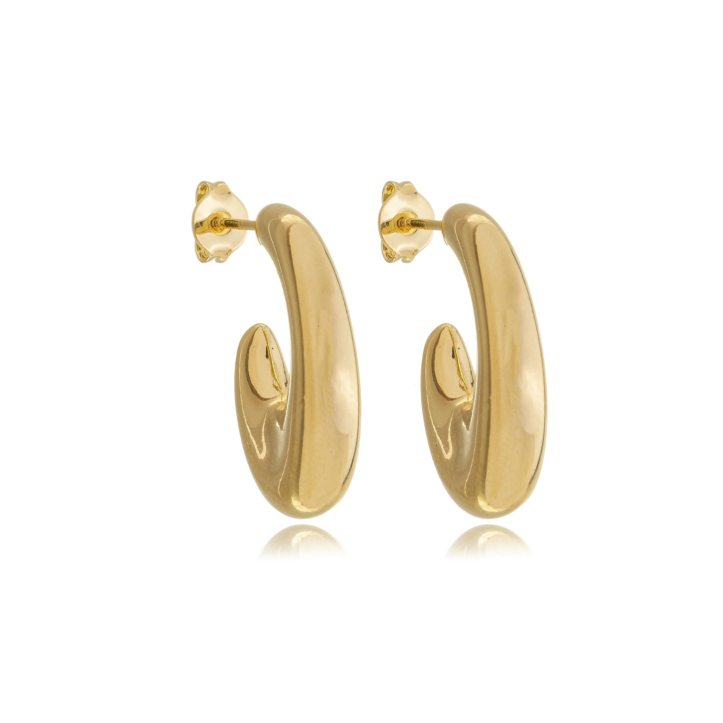 Chunky Mini Hoops Gold