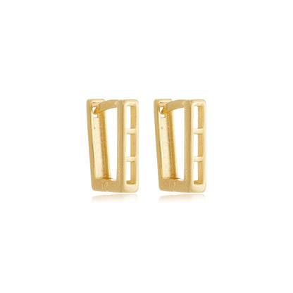 Leia Geometric Huggie
