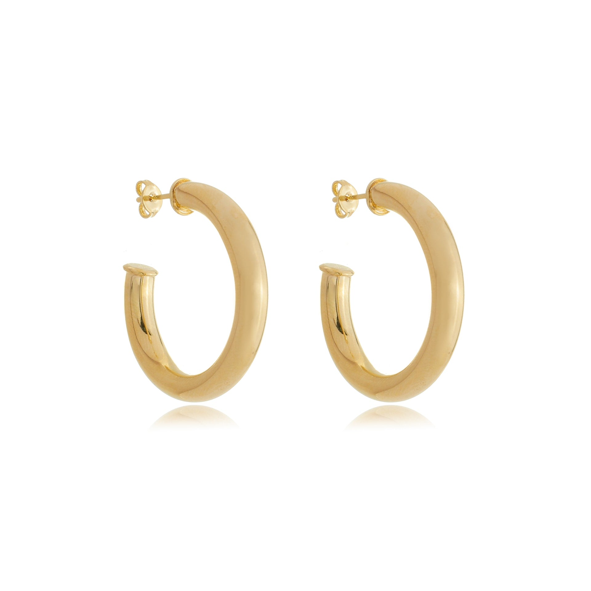 Classic Anna Hoops Gold