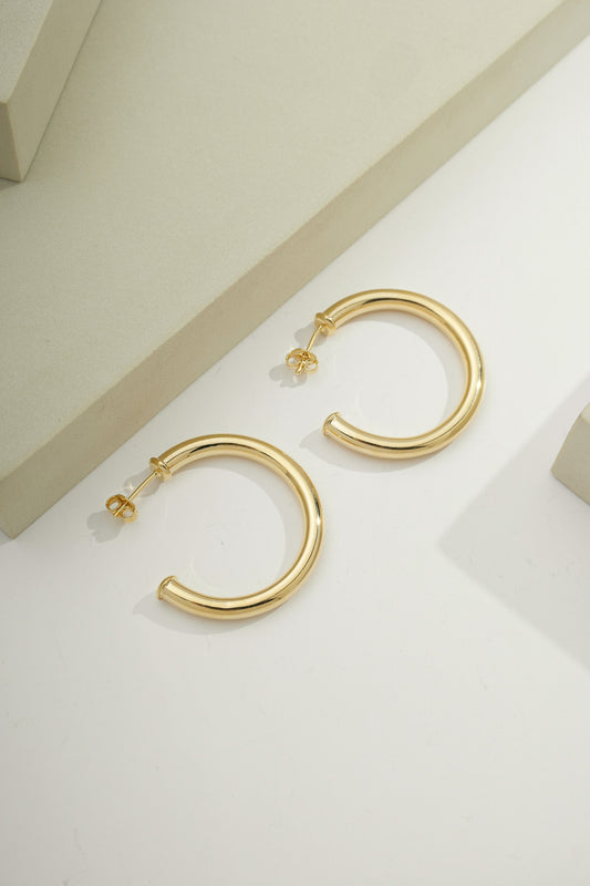 Daily Anna Hoops Gold