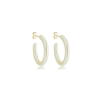 Daily Pearlized Hoops Gold
