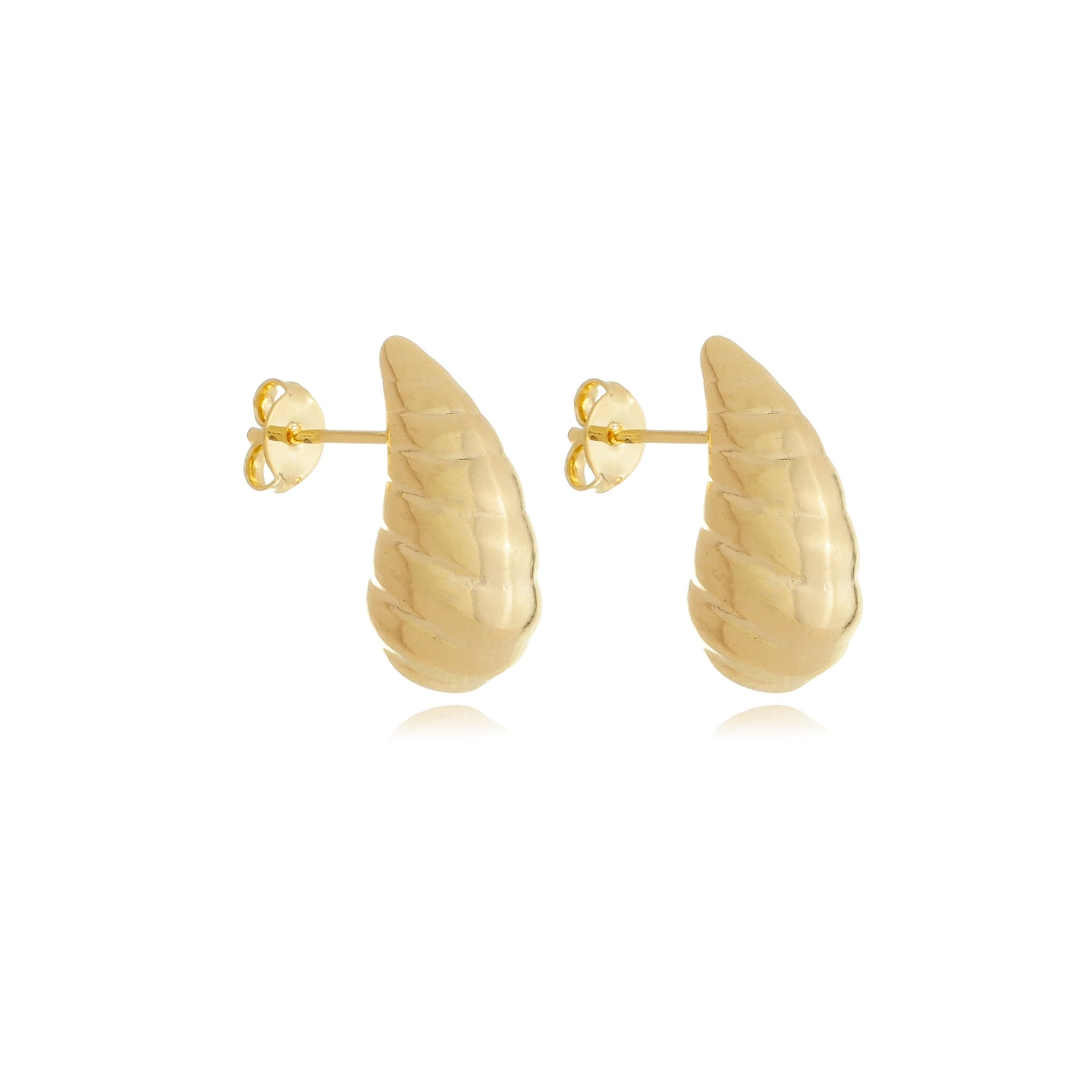 Small Raindrop Earrings Gold