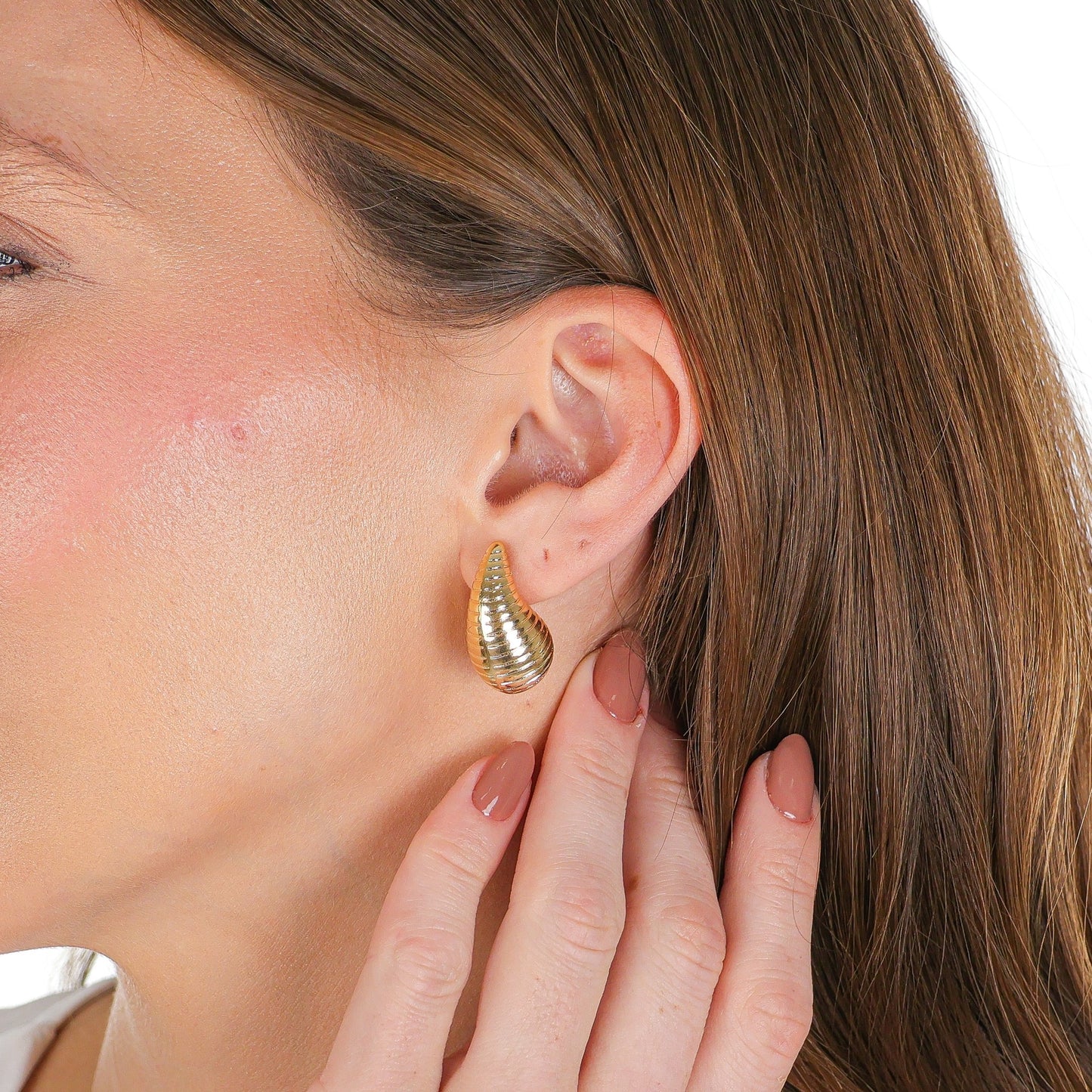 Raindrop Earrings Gold