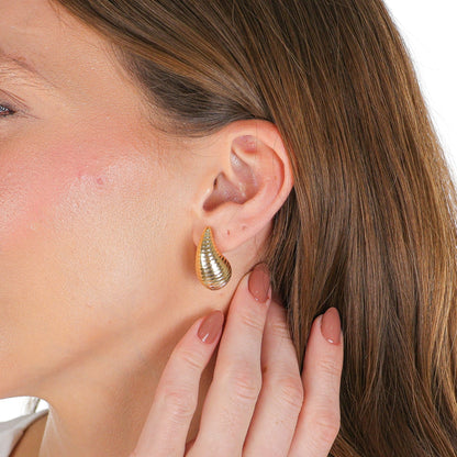 Raindrop Earrings Gold