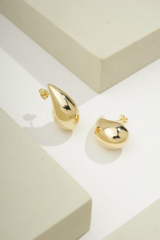 Teardrop Earrings Gold