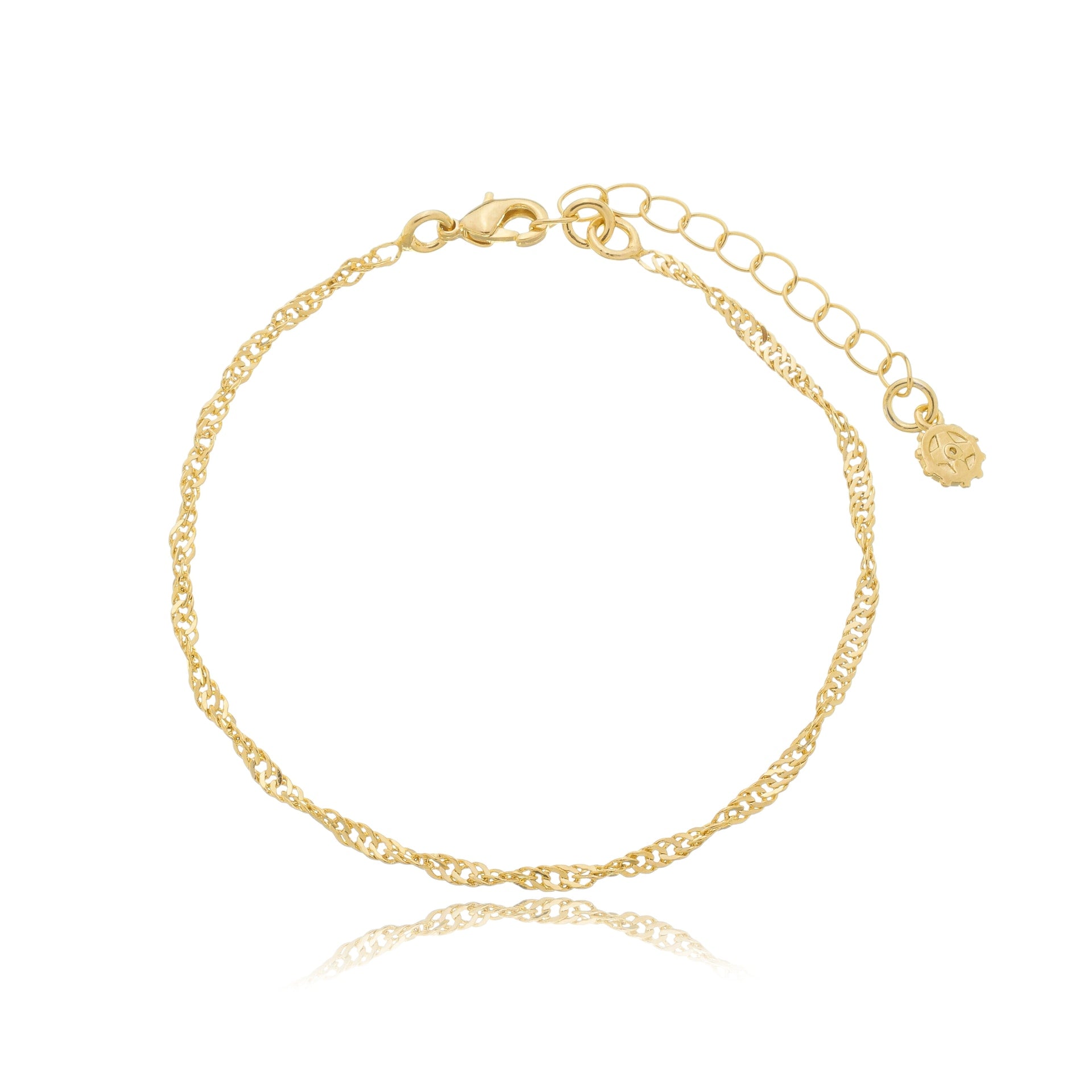 Thick Classic Singapore Chain Gold / 6"