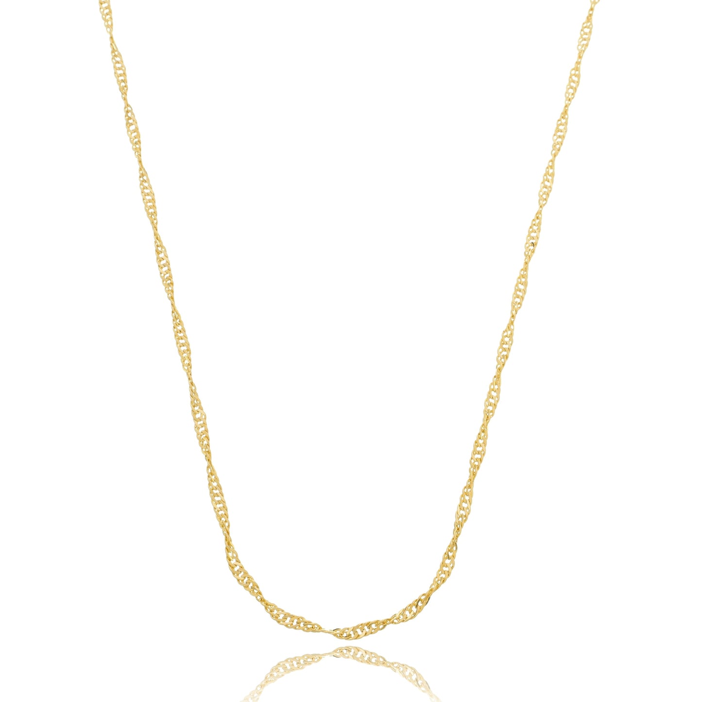 Thick Classic Singapore Chain Gold / 16"
