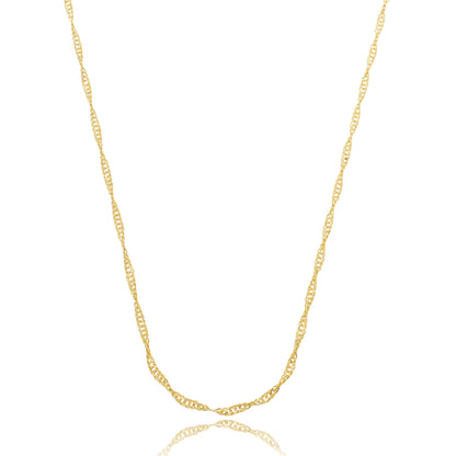 Thick Classic Singapore Chain Gold / 16"