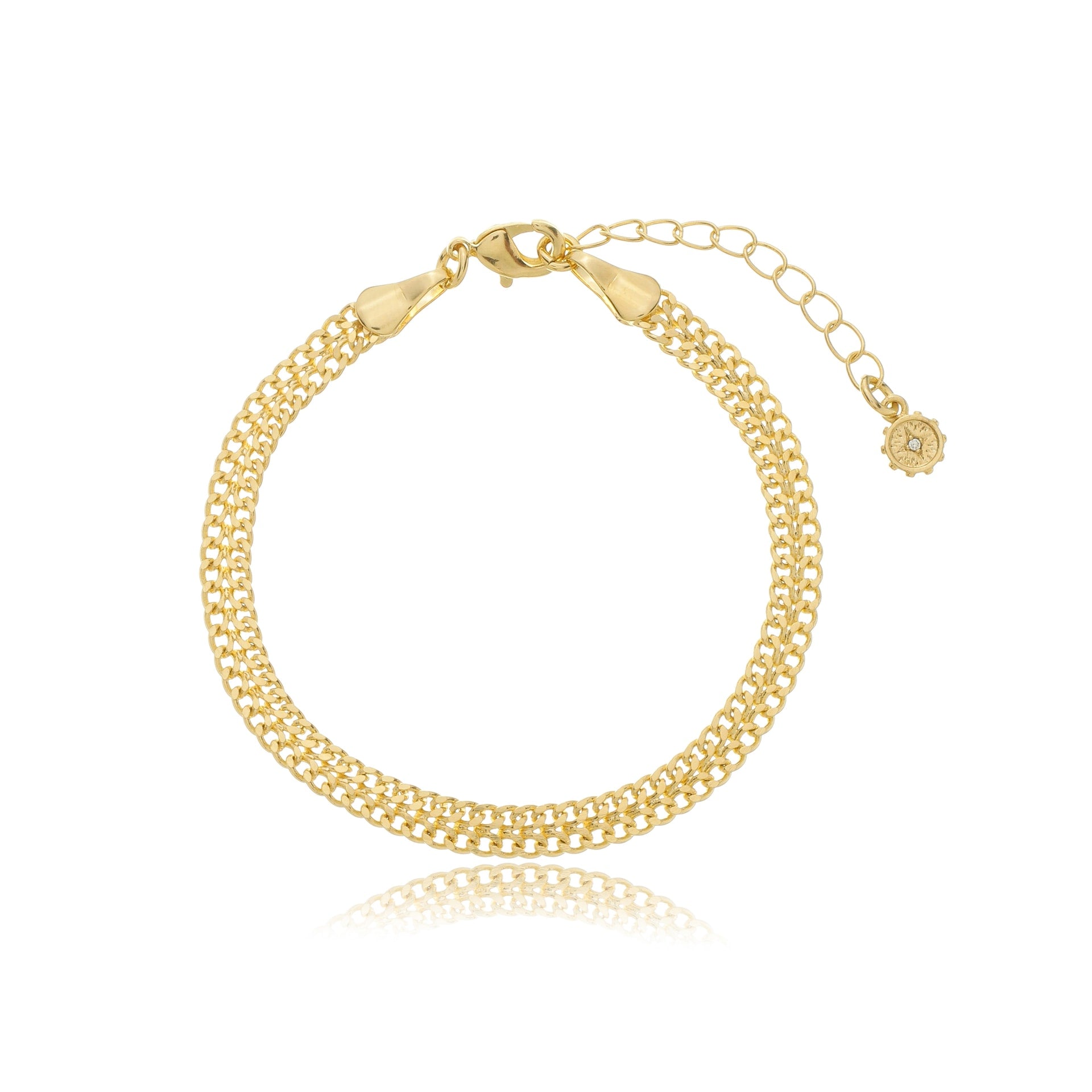 Timeless Double Curb Chain Gold / 6"