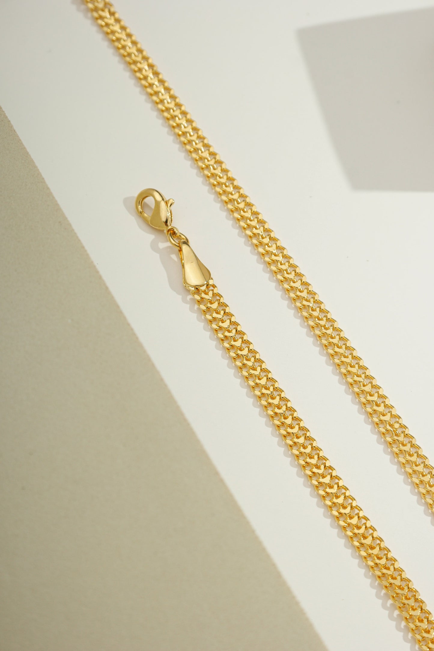 Timeless Double Curb Chain Gold / 6"