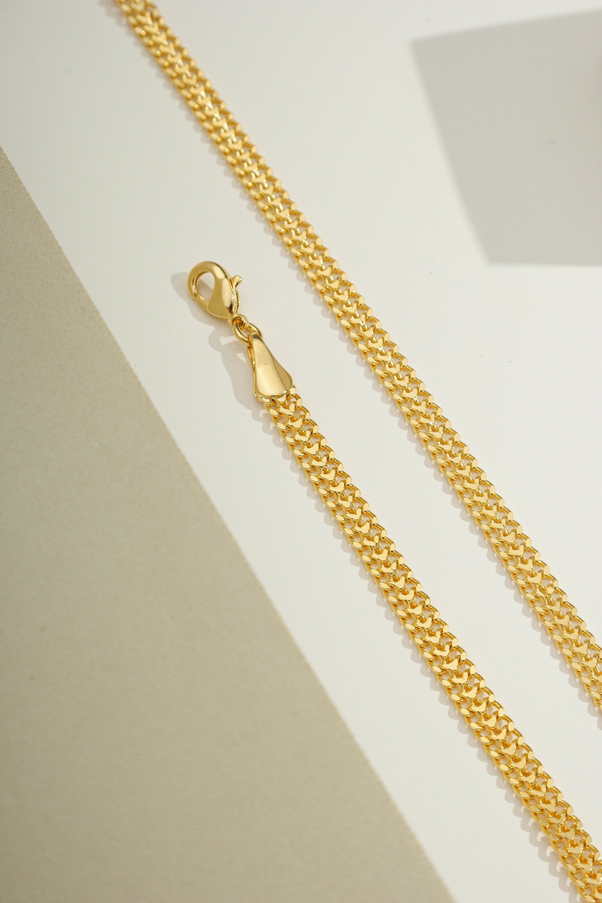 Timeless Double Curb Chain Gold / 6"