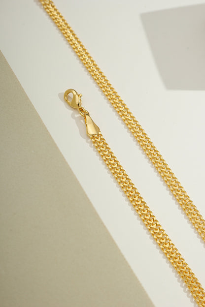 Timeless Double Curb Chain Gold / 6"