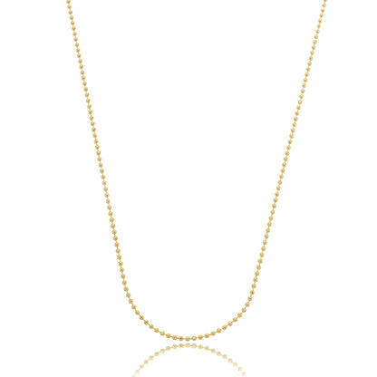 Ball Chain Necklace Gold