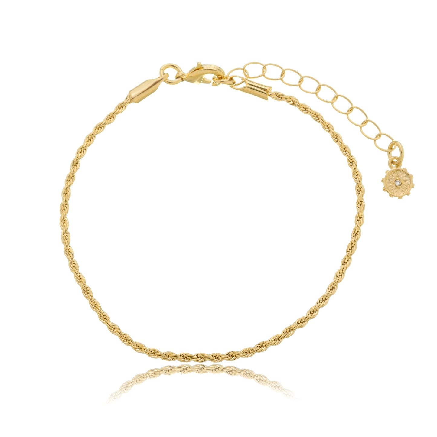 Delicate Rope Chain Gold / 6"