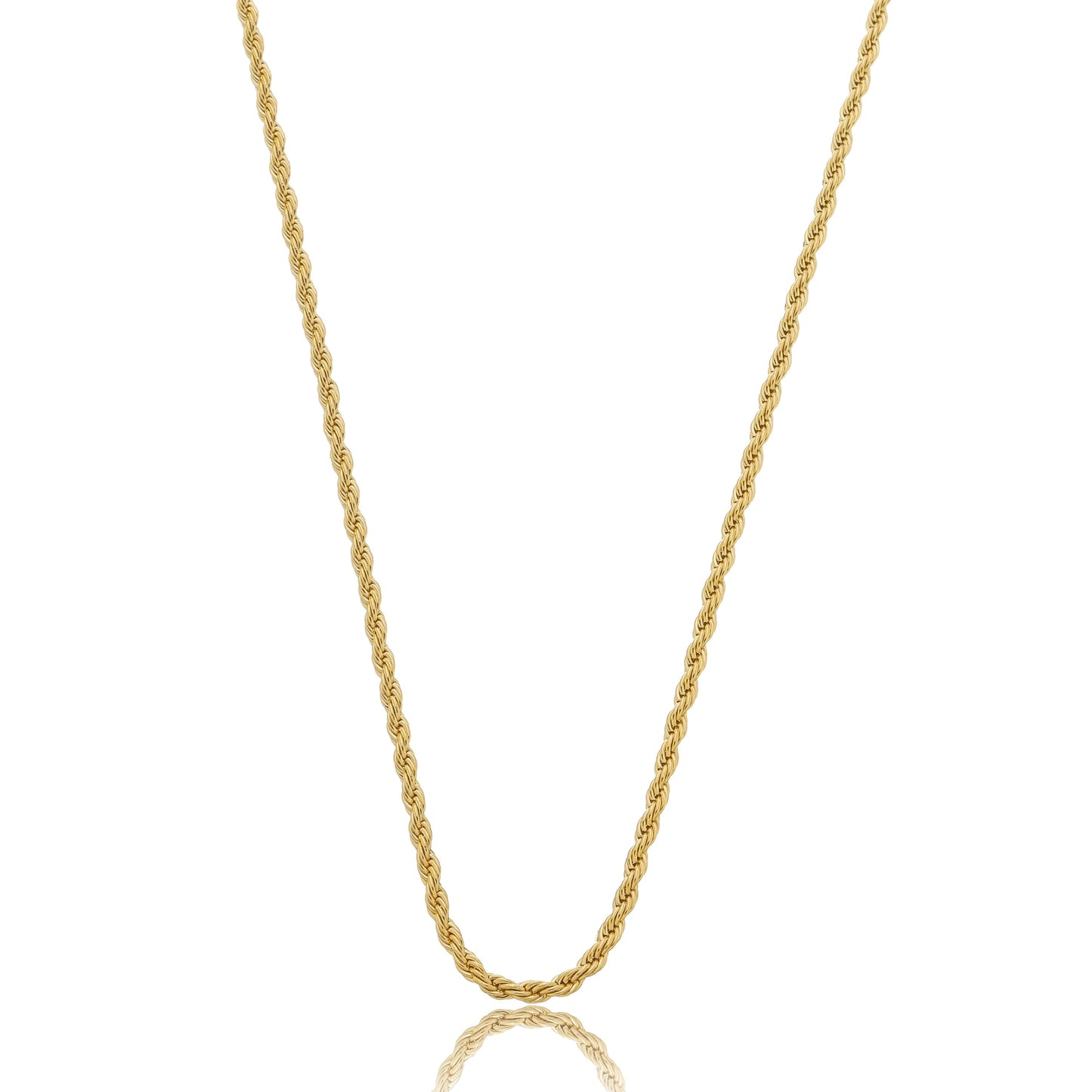 Delicate Rope Chain Gold / 16"