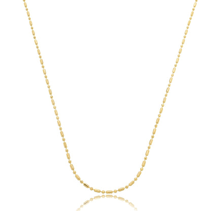 Rectangular and Spherical Links Chain Gold