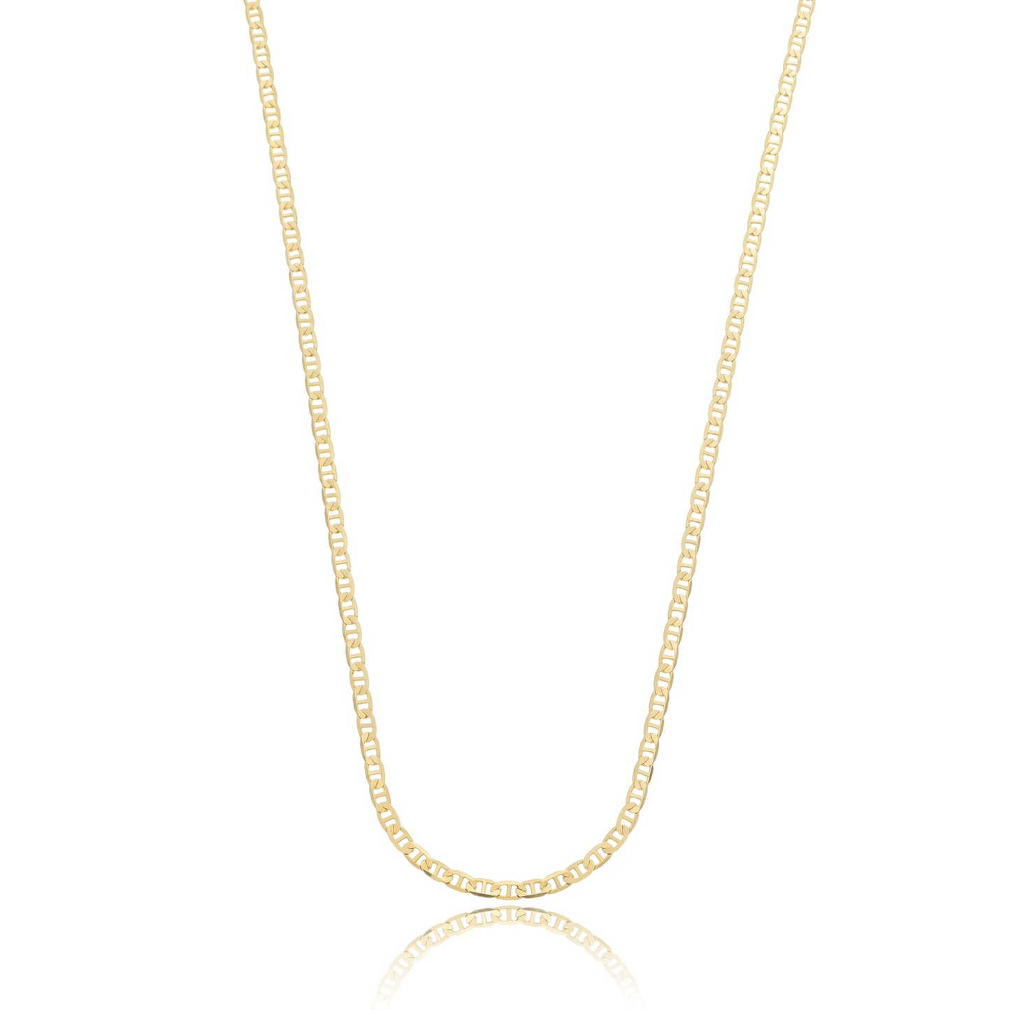 Classic Figaro Chain - 2,3mm Wide Gold / 18"