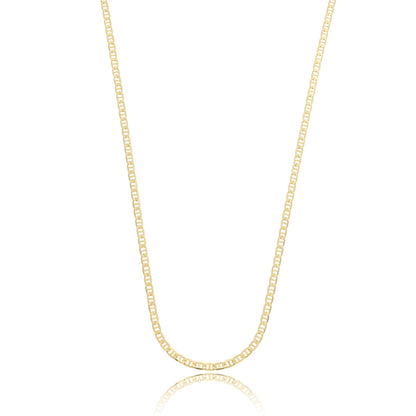 Classic Figaro Chain - 2,3mm Wide Gold / 18"