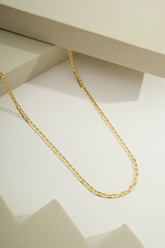 Classic Figaro Chain - 2,3mm Wide Gold / 18"
